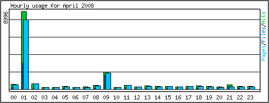 Hourly usage