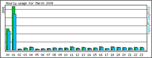 Hourly usage