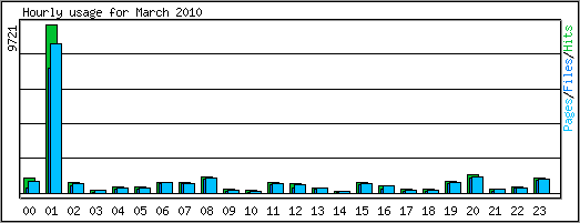 Hourly usage