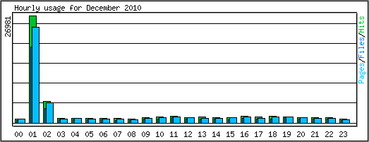 Hourly usage