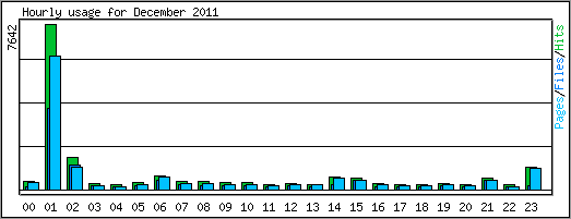 Hourly usage