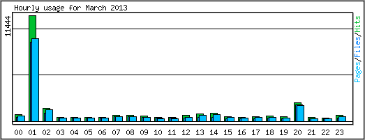 Hourly usage