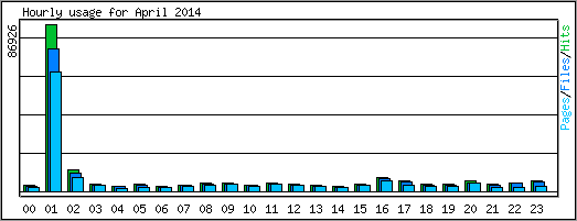 Hourly usage