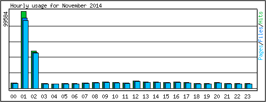 Hourly usage